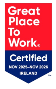 Great Place To Work Ireland Badge 2025-2026